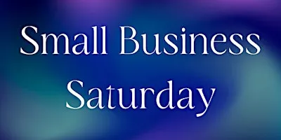 Small Business Saturday