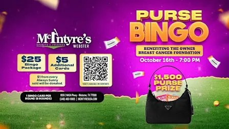 PURSE BINGO FOR A CAUSE