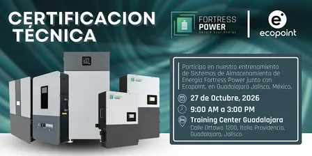 Certificación Técnica: Fortress Power | Ecopoint