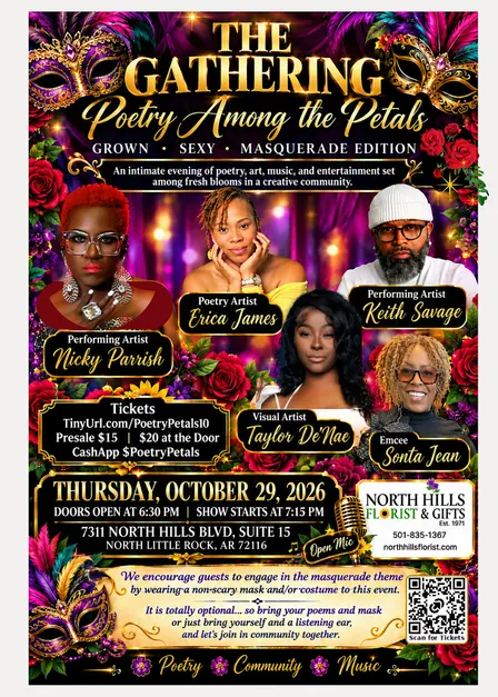 The Gathering: Poetry Among the Petals (October 29th)