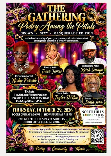 The Gathering: Poetry Among the Petals (October 29th)