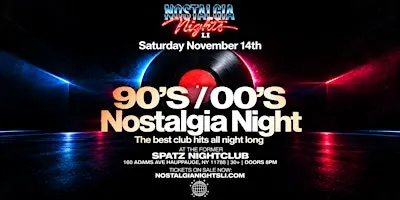 90's/00'S NOSTALGIC CLUB NIGHT  @ 160 ADAMS AVENUE (FORMER SPATZ)