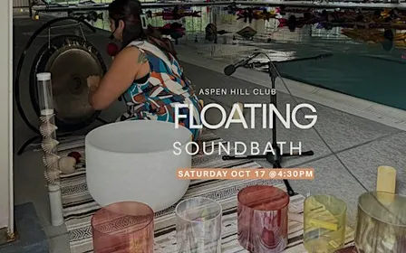 Floating Soundbath at Aspen Hill Club