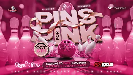 HOT 100.9 Pins for Pink