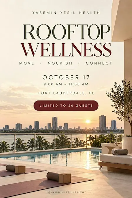 Rooftop Wellness Morning | Yoga, Nutrition & Healthy Cooking Class