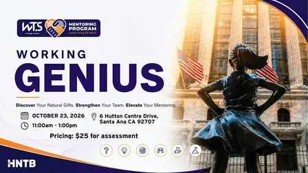 WTS-OC: Mentoring Program, Working Genius Workshop