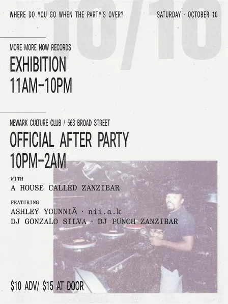 A HOUSE CALLED ZANZIBAR // AFTER PARTY