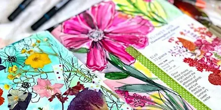 Creative Mixed Media Flora Art Journal sketchbook ideal for beginners