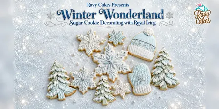 Winter Wonderland Sugar Cookie Decorating Class with Royal Icing!
