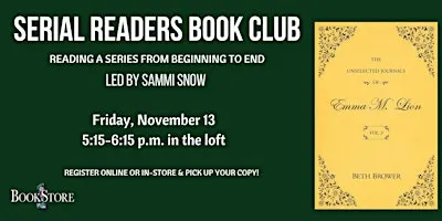 Serial Readers Book Club: "The Unselected Journals of Emma M. Lion: Vol. 3"