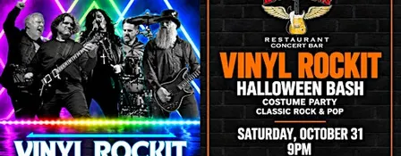 VINYL ROCKIT HALLOWEEN BASH COSTUME PARTY @ Rock & Brews Royal Oak