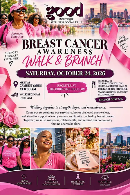 Good Box Cares Breast Cancer Walk and Brunch