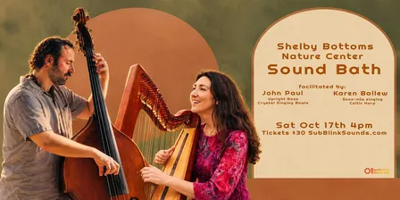 October Shelby Bottoms Sound Bath ft. Upright Bass & Harp