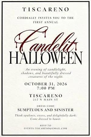 Tiscareno Candlelit Halloween