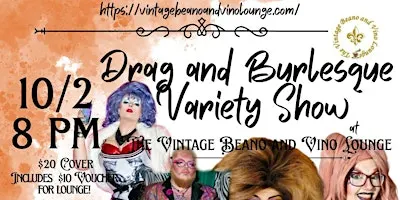 Drag and Buresque at Beano and Vino 10/2