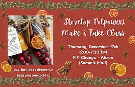Stovetop Potpourri Make & Take Class