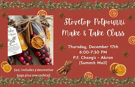 Stovetop Potpourri Make & Take Class