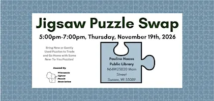 Puzzle Swap - Hosted by WI-JPA