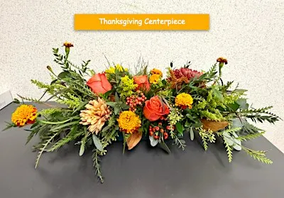 Thanksgiving Centerpiece Floral Design Class