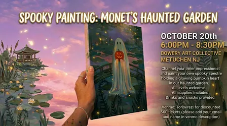 Spooky Painting: Monet's Haunted Garden