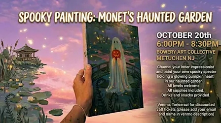 Spooky Painting: Monet's Haunted Garden