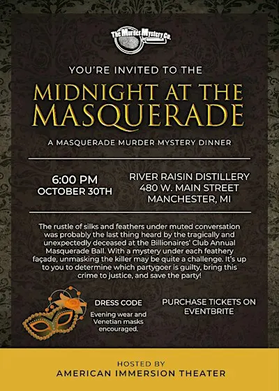 Murder Mystery Night - Midnight at the Masquerade