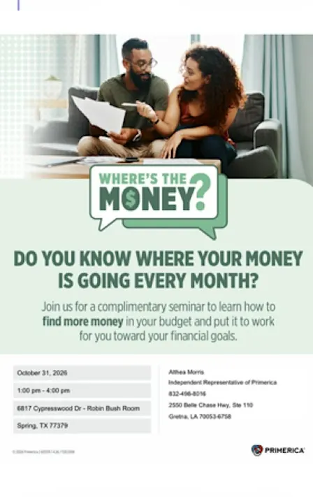Where's The Money - Financial Literacy Workshop