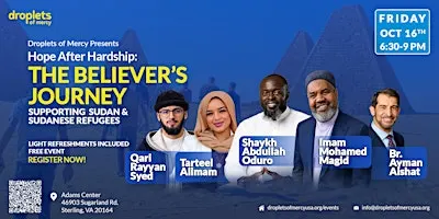Hope After Hardship: The Believer's Journey (Sterling, VA) - FREE EVENT
