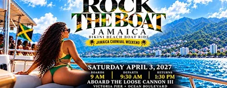 ROCK THE BOAT JAMAICA: Bikini Beach Boat Ride | Carnival Weekend