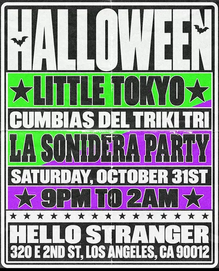 CUMBIAS DEL TRIKI TRI - HELLO STRANGER  - (SAT OCT 31)