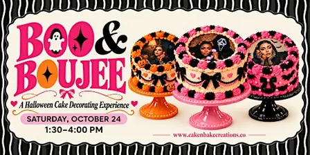 BOO & Boujee: A Halloween Cake Decorating Experience