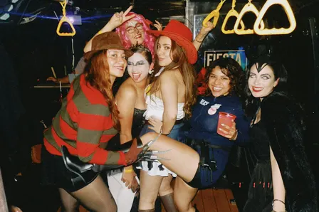 Girls Halloween Party Bus - The Mexican & Foreign Girls Club
