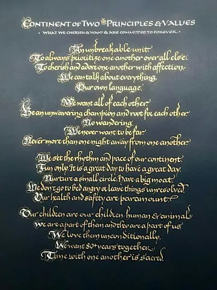 Barry Morentz: Luminous Letters – Calligraphy on Dark Paper
