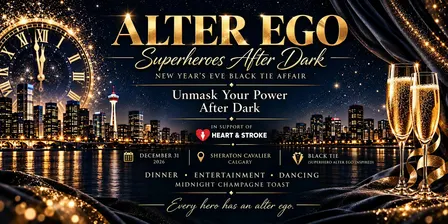 Alter Ego - Superheroes After Dark  NYE Black Tie Affair.