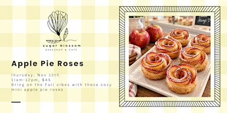 Handmade Apple Pie Roses
