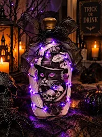 Halloween bottle crafting at BLUM Coffee downtown!