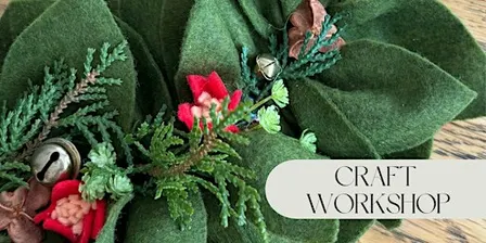 Handmade Felt Christmas Wreath