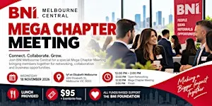 BNI Melbourne Central Mega Chapter Meeting
