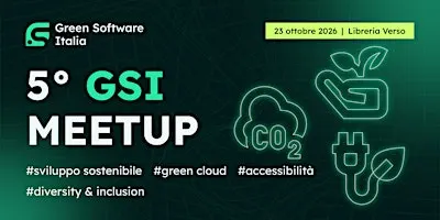 Mese della sostenibilità | Green Software Italia - 5° meetup