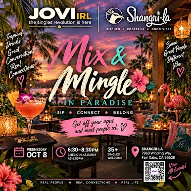 Singles Mix & Mingle at Shangri-La  |  JOVI