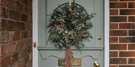 Christmas door wreath workshop
