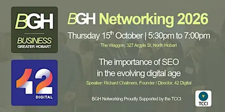 Business Greater Hobart Networking - October 2026
