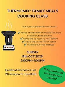 Thermomix® Family Meals Cooking Class