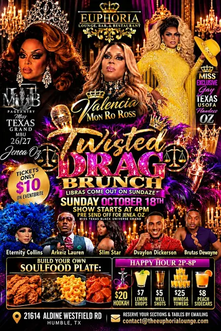 TWISTED DRAG BRUNCH Sunday
