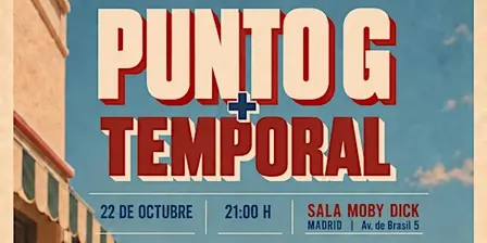PuntoG + Temporal en MOBY! Concierto Benéfico