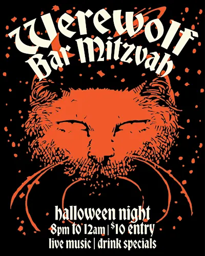 Werewolf Bar Mitzvah Halloween Party at Verna