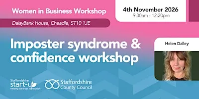 Women in Business Imposter syndrome & Confidence Workshop