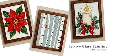 Festive Glass Painting