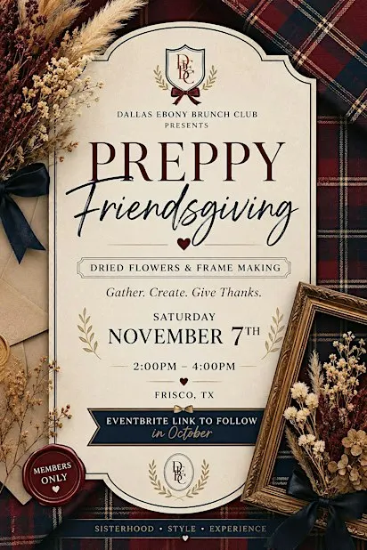 Friendsgiving: A Preppy Harvest