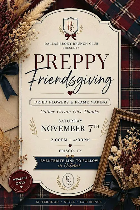 Friendsgiving: A Preppy Harvest